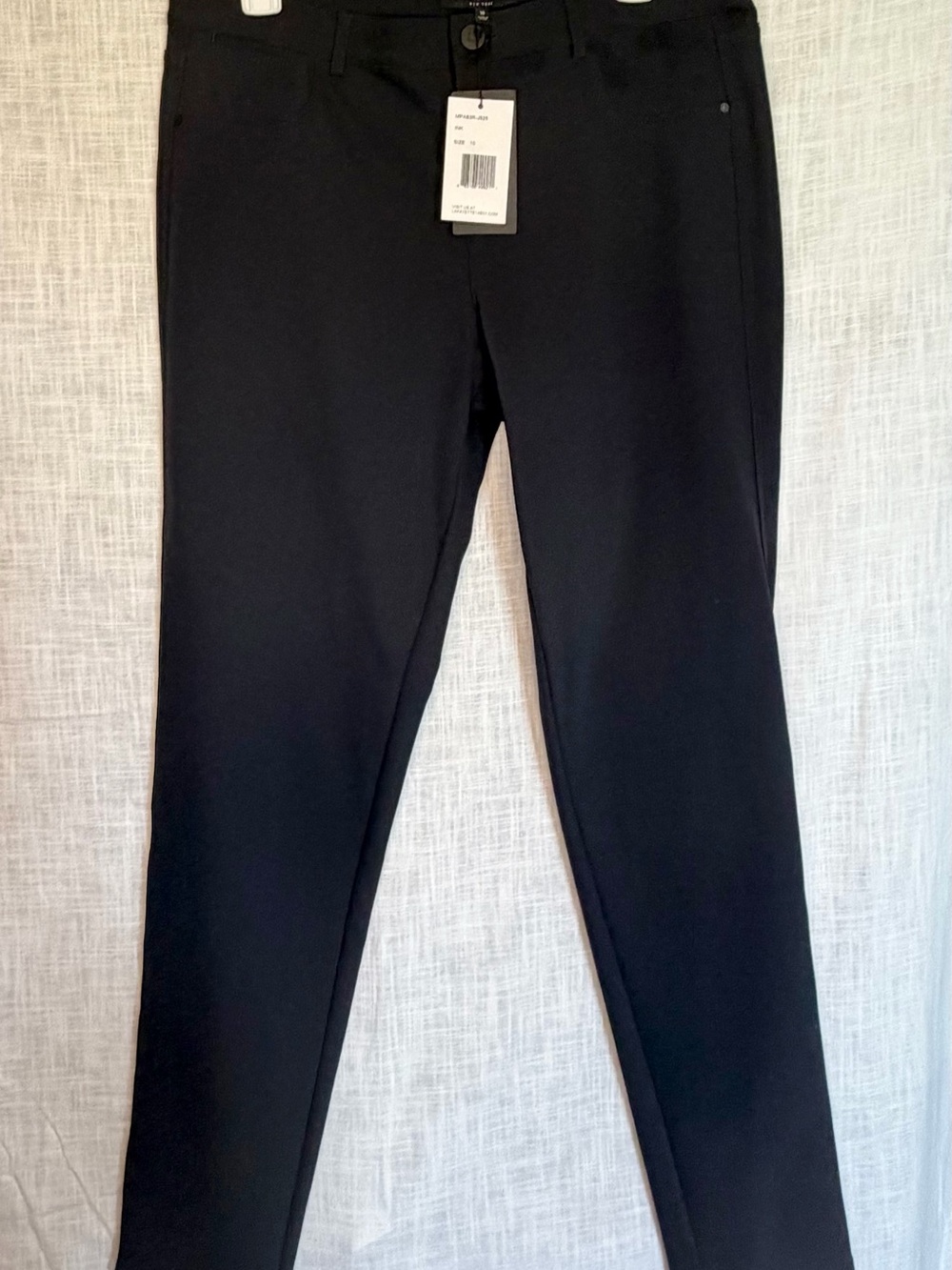 Lafayette 148 New York Mercer Slim Stretch Ankle Pants Ink (Navy) NWT Size 10 - Picture 7 of 13